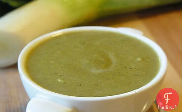 Soupe Printanière Aux Poireaux Et Au Citron
