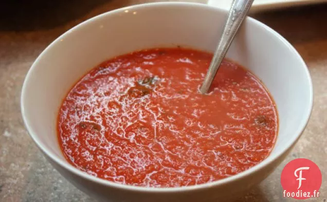 Soupe aux Poireaux Et Tomates