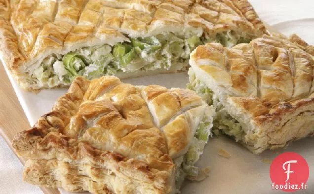 Tarte aux Poireaux et au Fromage