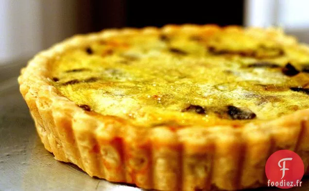 Quiche Aux Poireaux Et Champignons