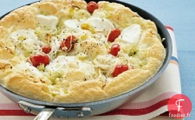 Frittata Aux Tomates Et Poireaux