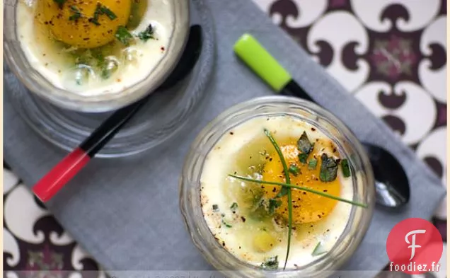 Oeufs En Cocotte Au Saumon, Poireau Et Ses Mouillettes