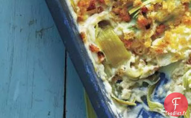 Gratin de Poireaux Crémeux