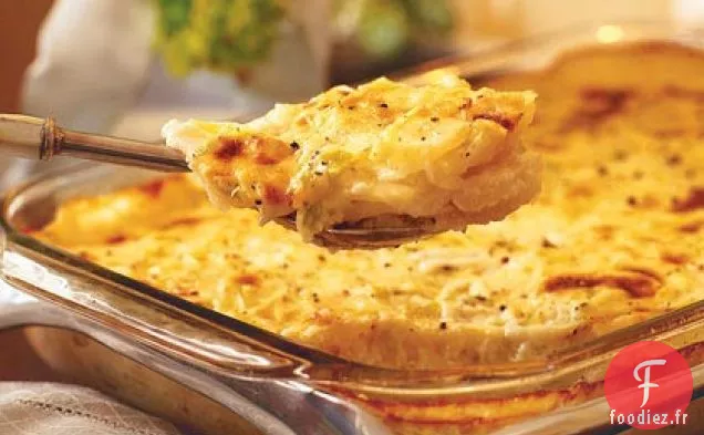 Gratin de Pommes de Terre et Poireaux