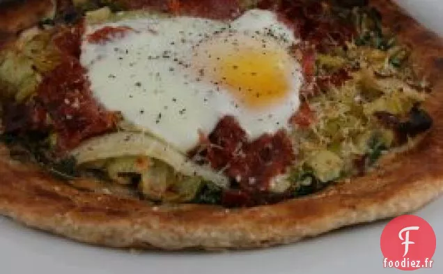 Tarte Aux Poireaux, Au Prosciutto Et Aux Œufs