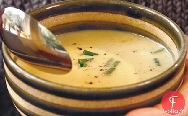 Crème de Courge et Soupe de Poireaux