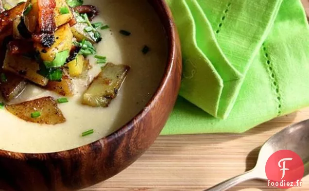 Soupe À La Crème De Pommes De Terre (Végétalienne)