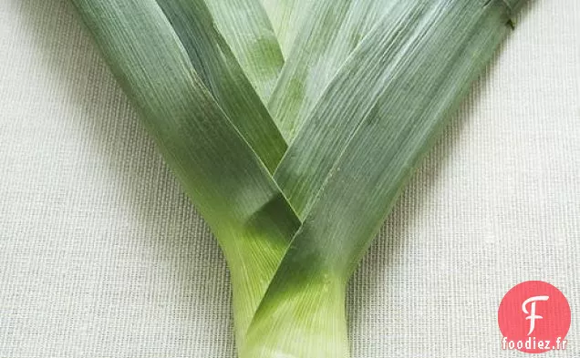 Poireaux cuits à la vapeur en Vinaigrette Moutarde et Câpres