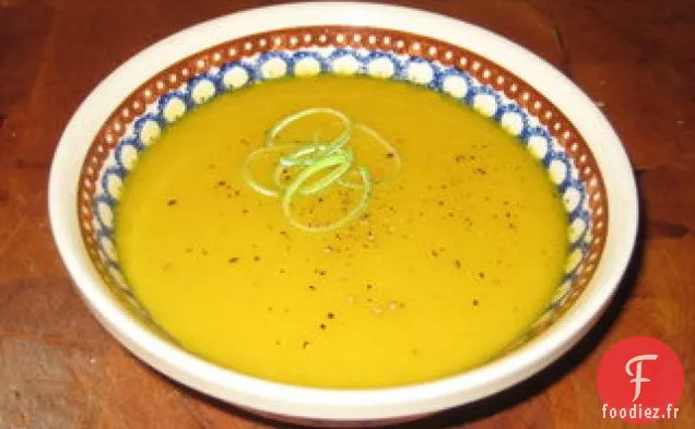 Soupe De Courge Musquée Aux Poireaux