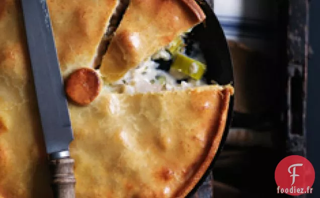 Tarte Au Poulet Et Aux Poireaux
