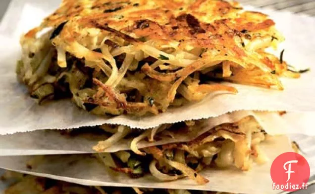 Crêpes Pommes de Terre-Poireaux