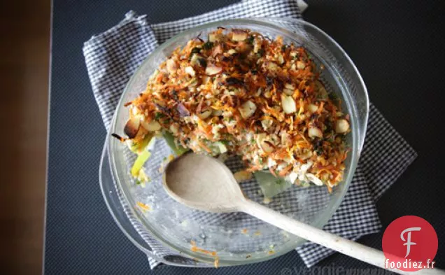 Gratin De Légumes Verts Avec Croûte De Carottes Croquante