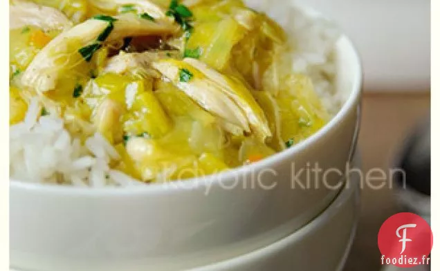 Poulet Au Curry Aux Poireaux