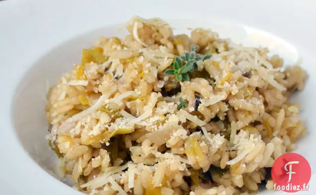 Recette De Risotto Aux Champignons Et Poireaux