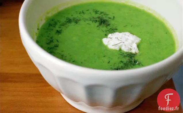 soupe aux Pois fraîche