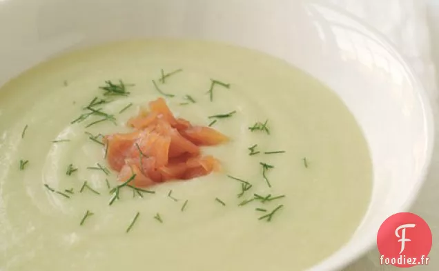 Soupe De Pommes De Terre Au Fenouil Et Au Saumon Fumé