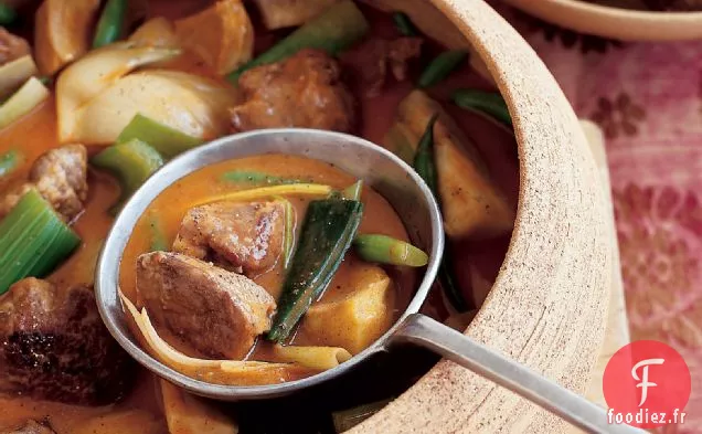 Ragoût de Bœuf Fumé et Poireaux