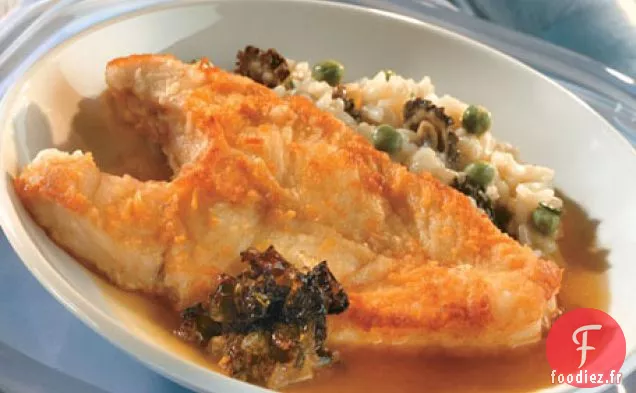 Mahi Mahi Grillé Au Basilic Orange Avec Des Légumes Verts Sautés Recette