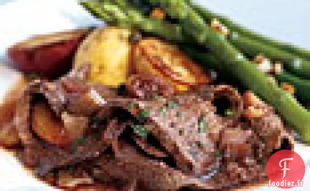 Poitrine Épicée aux Poireaux et Abricots Secs