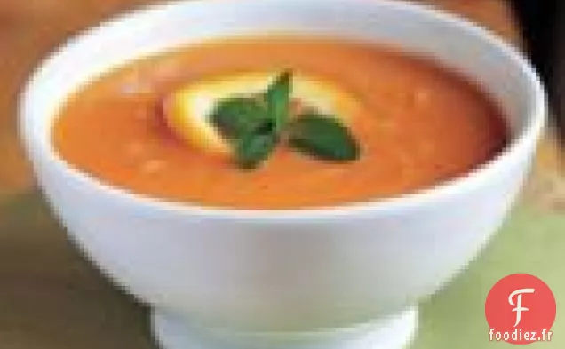 Soupe De Carottes À L'Orange Et Au Gingembre