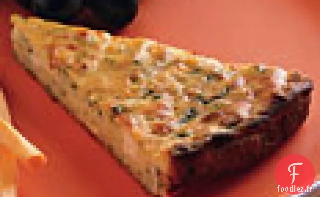 Tarte aux épinards, Poireaux et Fromage