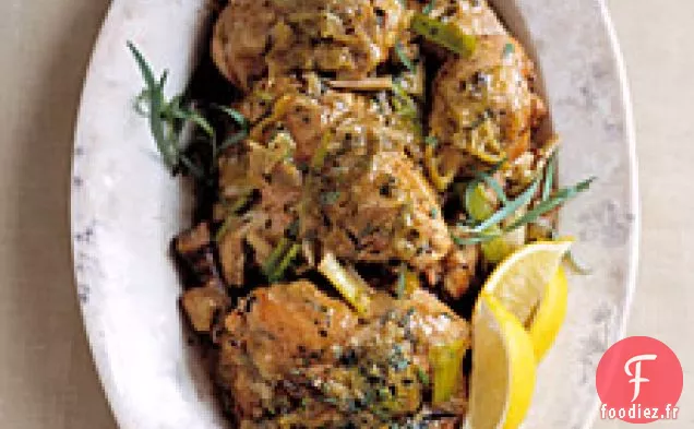 Poulet Braisé À l'Estragon
