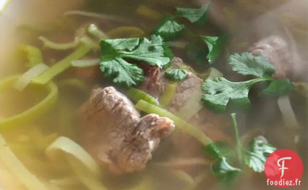Pho De Boeuf Et De Haricots Pinto