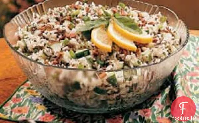 Salade de riz au citron