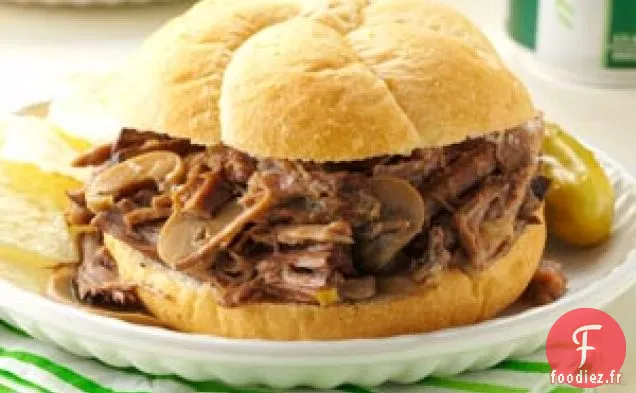 De délicieux sandwichs au rôti de bœuf, tout simplement