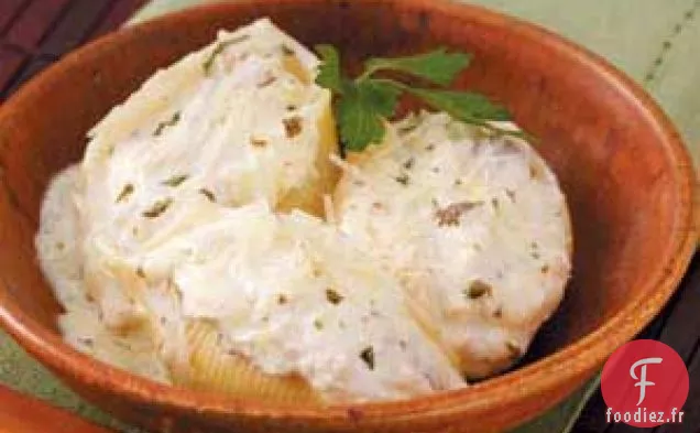 Coquilles farcies au poulet et à la ricotta