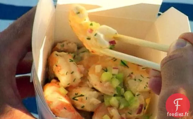 Salade de crevettes