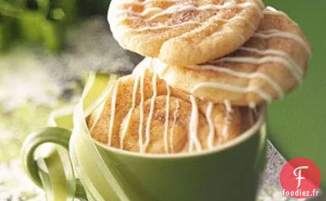 Mini biscuits roulés à la cannelle