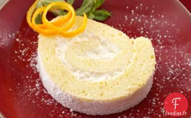 Roulade à la crème de mandarine