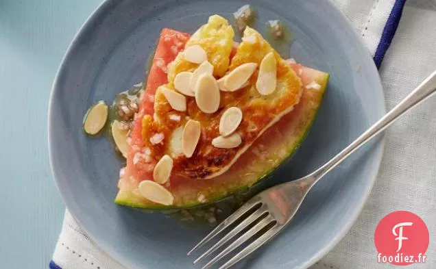 Pastèque et Haloumi