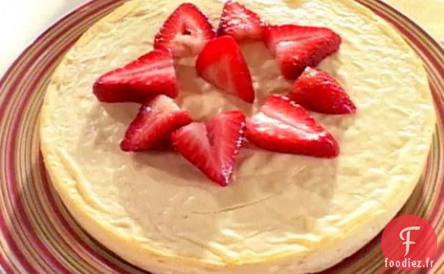 Gâteau au fromage à la ricotta new-yorkais faible en glucides