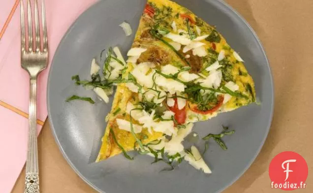 Frittata aux légumes du jardin