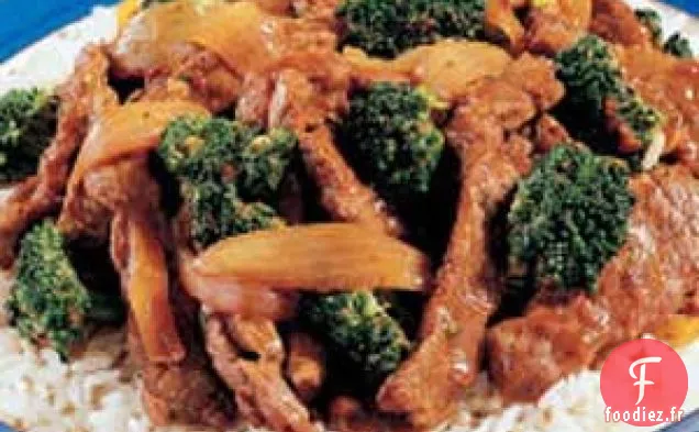 Sauté de bœuf et de brocoli