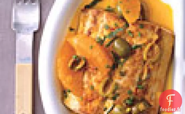 Mahi-Mahi Poêlé aux Oranges et Olives