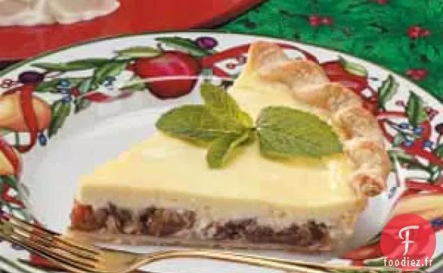 Tarte aux prunes et à la crème sure