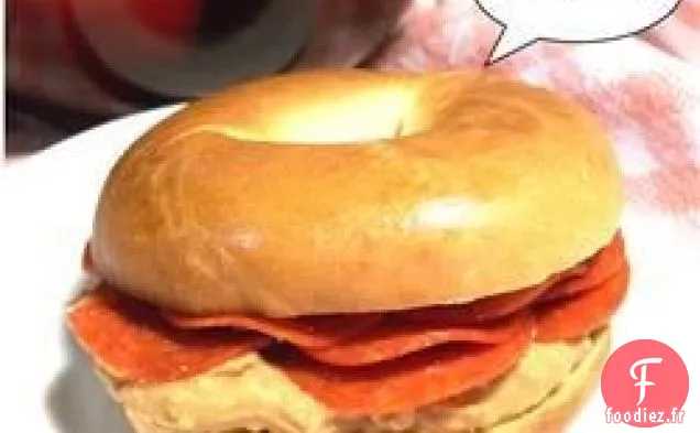 Sandwichs bagels étranges