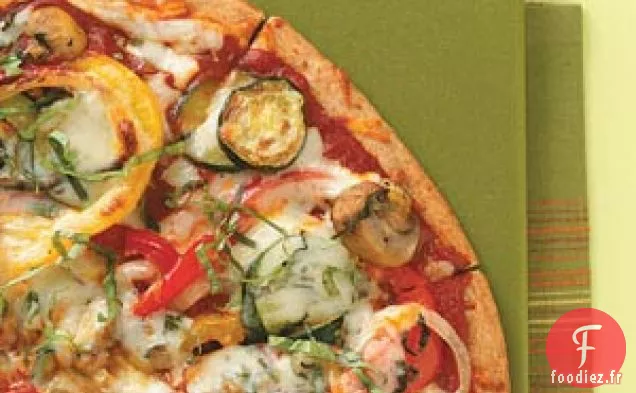 Pizza aux légumes grillés