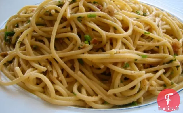 Spaghetti Aux Noix Et Aux Anchois