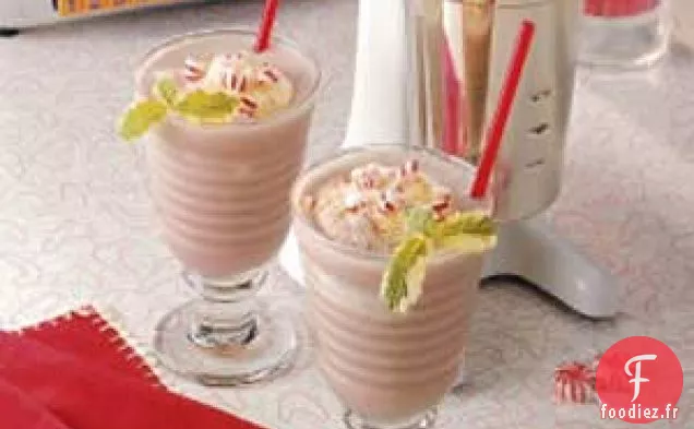 Malt de chocolat à la menthe poivrée