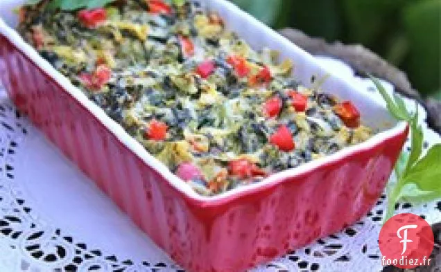 Trempette chaude aux épinards des Fêtes