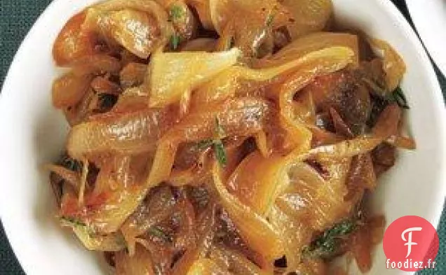 Recette D'Oignons Caramélisés Au Thym