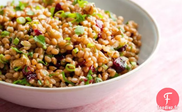 Salade de baies de blé