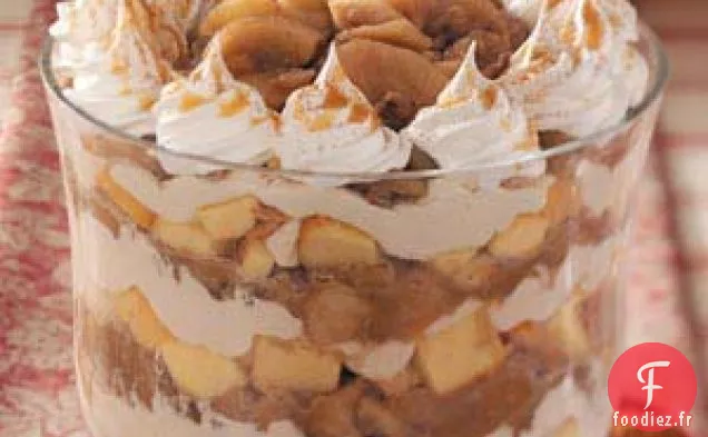 Bagatelle aux pommes et au caramel