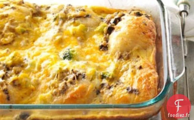 Bulles de brocoli et de champignons