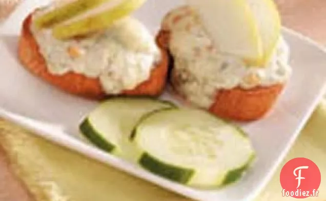 Crostini au fromage bleu