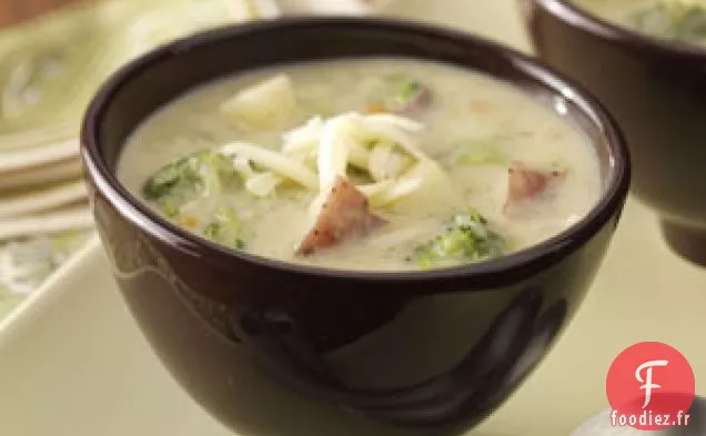Soupe au brocoli et aux pommes de terre